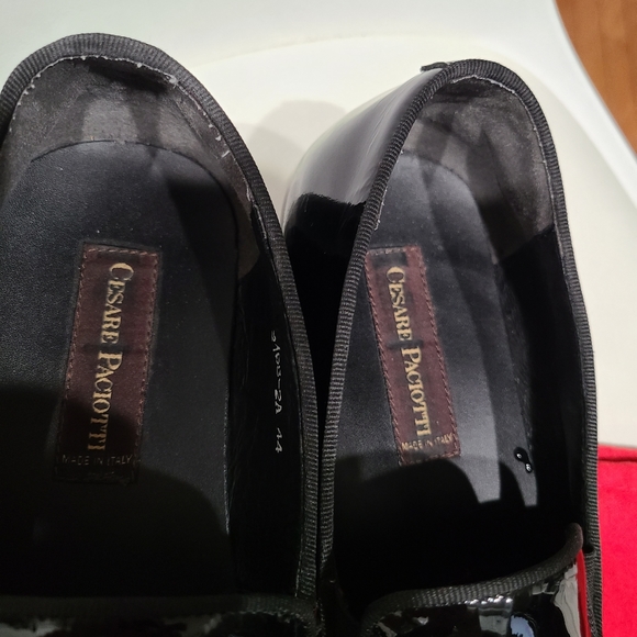 Cesare Paciotti  mens patent leather shoes size 44 - Picture 7 of 13